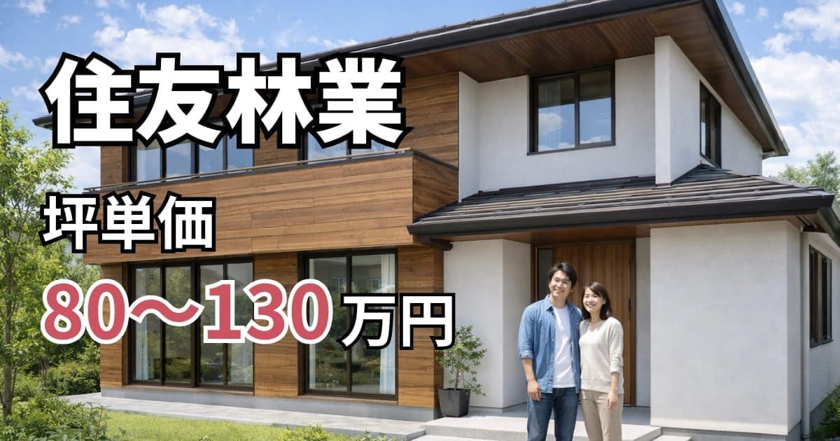 住友林業の坪単価